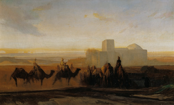 Die Karawane von Alexandre Gabriel Decamps