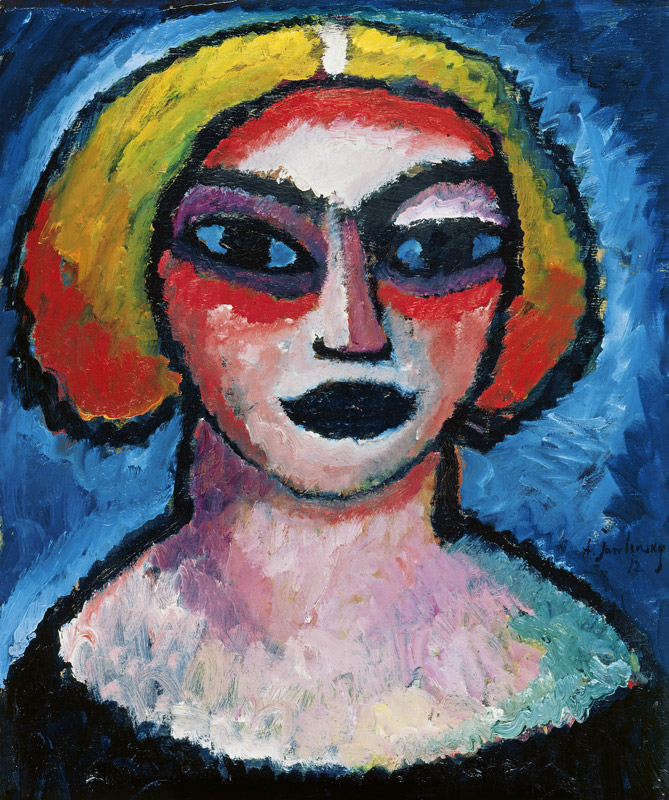 Frauenkopf von Alexej von Jawlensky
