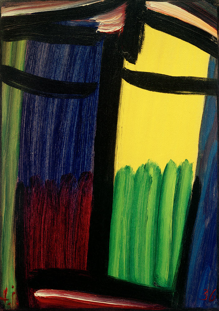 Große Meditation: Johannes der Täufer von Alexej von Jawlensky