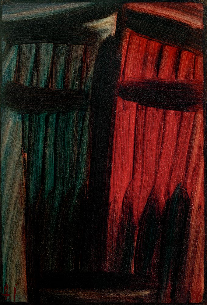 Große Meditation: Verhaltene Glut von Alexej von Jawlensky