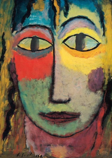 Head of a Woman 'Medusa' von Alexej von Jawlensky
