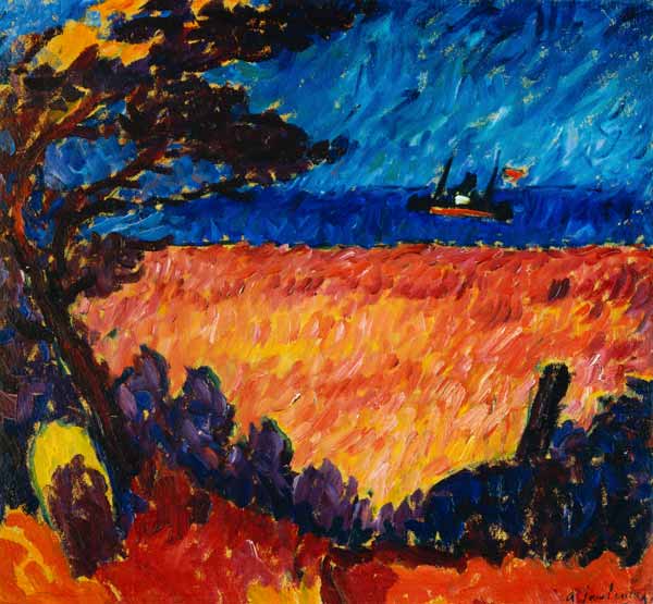Landschaft an der Ostsee von Alexej von Jawlensky