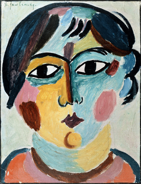 Mädchenkopf. von Alexej von Jawlensky