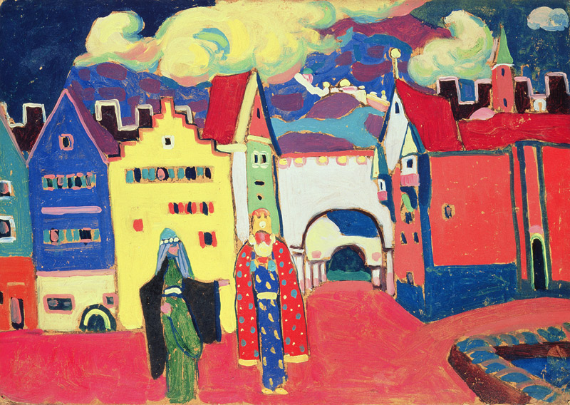 Orientalische Stadt von Alexej von Jawlensky