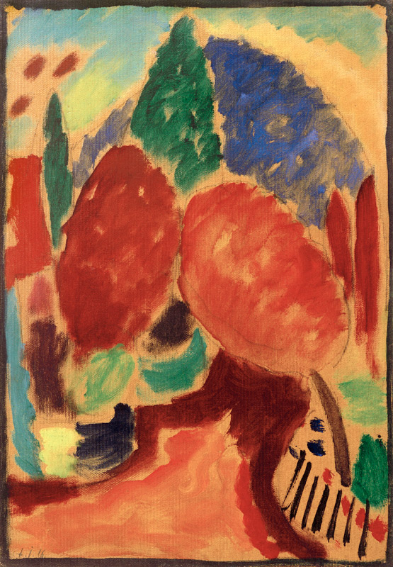 Variation: Der orange Weg von Alexej von Jawlensky