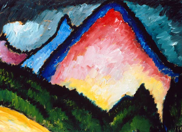 Berggipfel von Alexej von Jawlensky