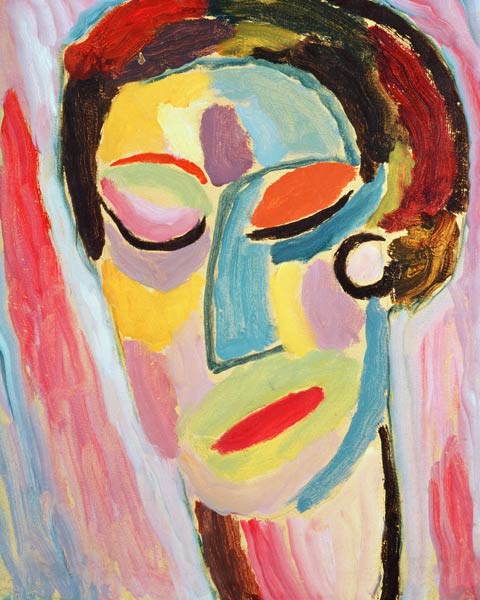 Closed Eyes von Alexej von Jawlensky