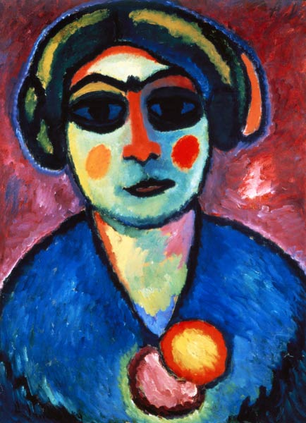 Dunkle Augen von Alexej von Jawlensky