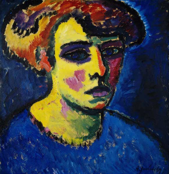Frauenkopf von Alexej von Jawlensky