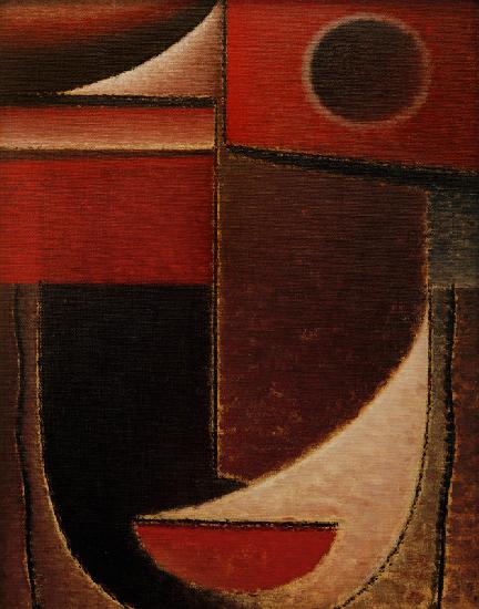 Abstrakter Kopf: Rotes Licht, 1930
