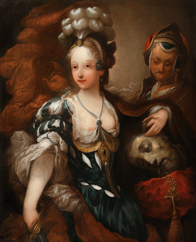 Judith mit dem Haupt des Holofernes von Alexis Grimou