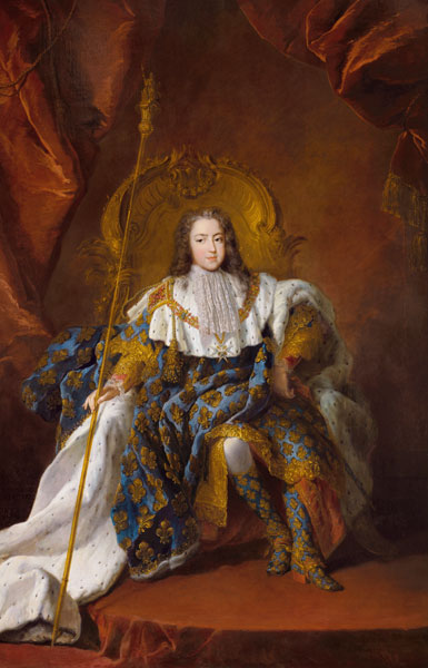 Louis XV (1710-74) von Alexis Simon Belle