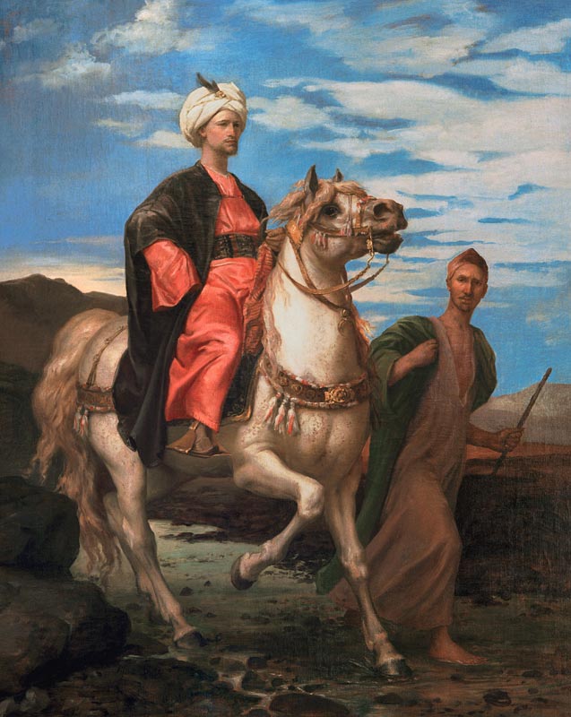 Reitender orientalischer Fürst von Alfred Dedreux