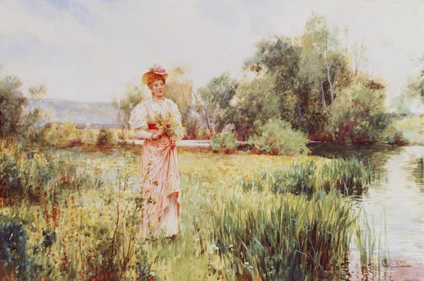 By the River von Alfred I Glendening