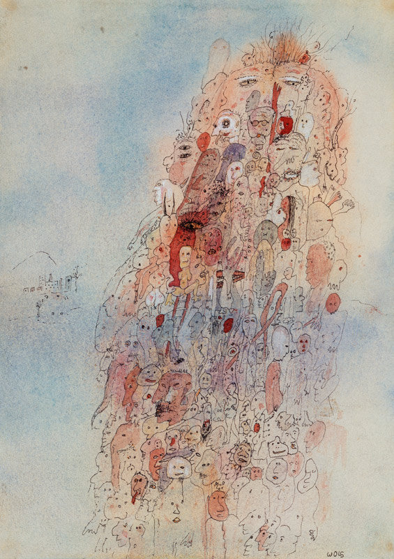 The Crowd von Alfred Otto Wolfgang Schulze Wols