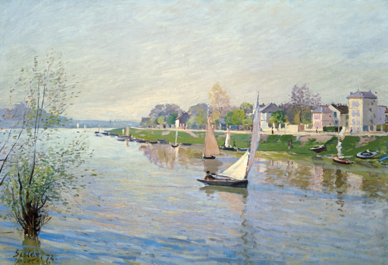 Die Seine bei Argenteuil von Alfred Sisley