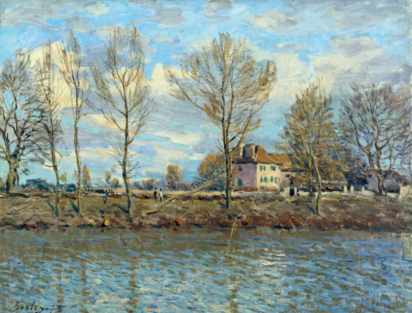 L''Ile de la Grande Jatte, Neuilly-sur-Seine von Alfred Sisley
