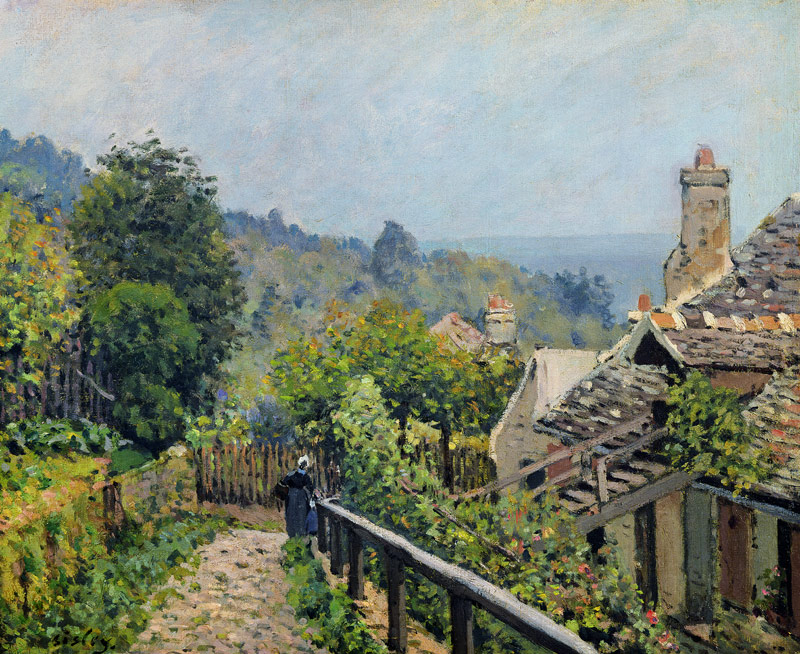 Louveciennes or, The Heights at Marly von Alfred Sisley