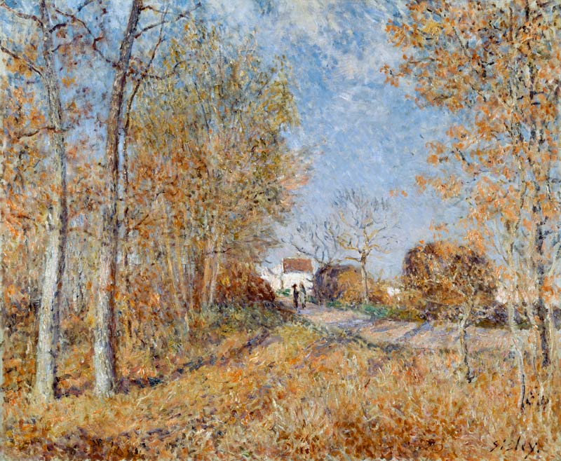 Waldecke bei den Sablons von Alfred Sisley