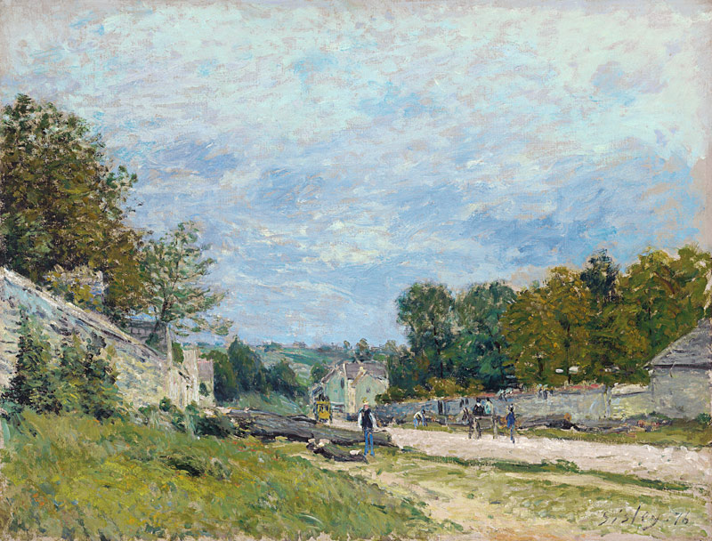 Weg nach Versailles von Alfred Sisley