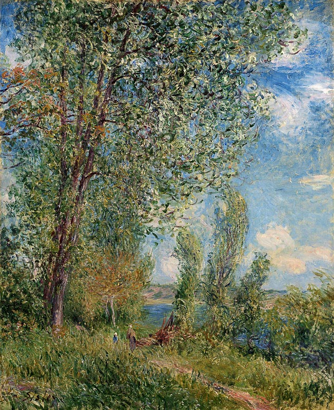 Windstoß. Maimorgen von Alfred Sisley