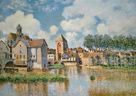 Moret-sur-Loing, the Porte de Bourgogne 1891