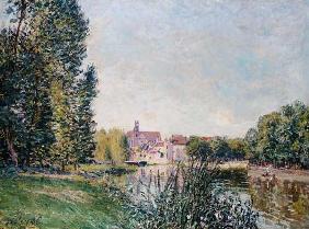 The Loing Canal and the Church at Moret