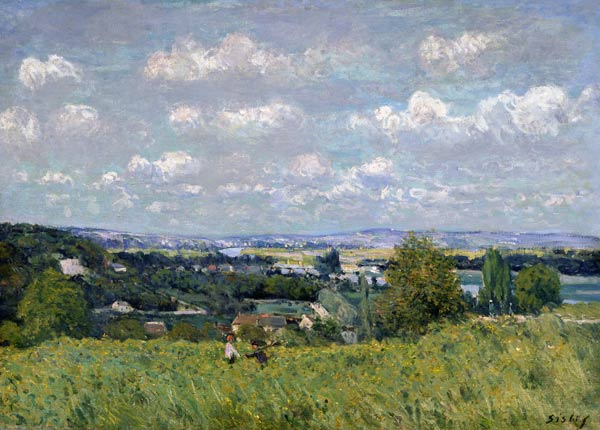 The Valley of the Seine at Saint-Cloud, 1875 (oil on canvas) von Alfred Sisley