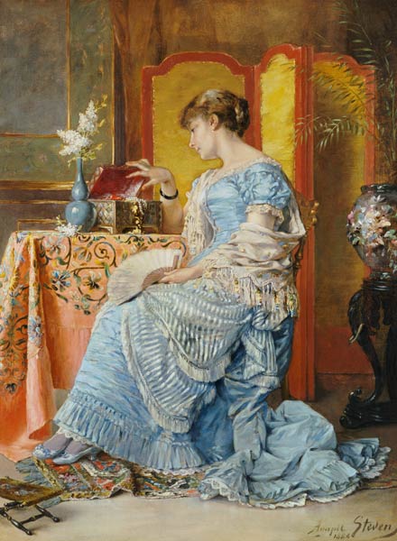 Indecision von Alfred Stevens