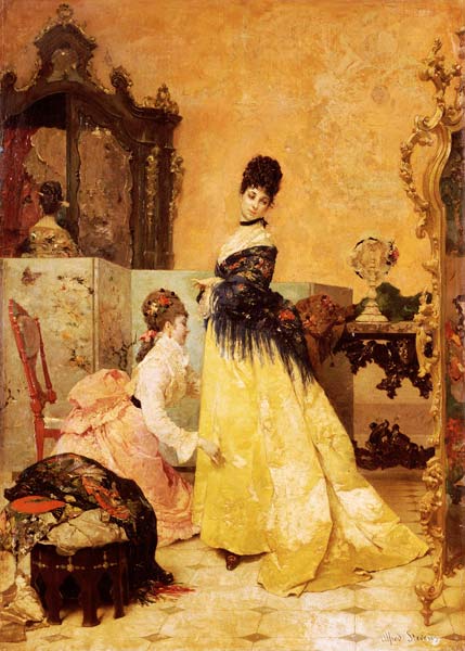 The New Dress von Alfred Stevens
