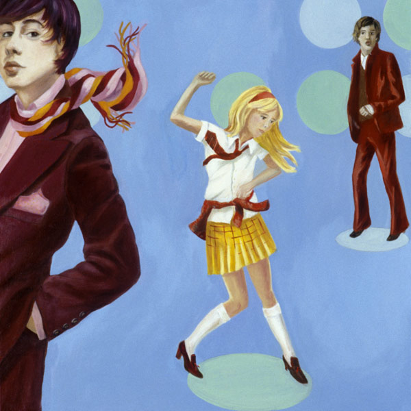 Disco 2000 (1) (acrylic & oil on canvas)  von Alix  Soubiran-Hall