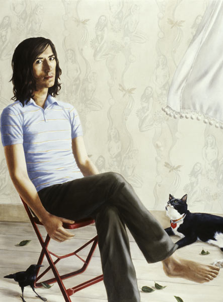 Bizarre Love Triangle (acrylic & oil on canvas)  von Alix  Soubiran-Hall