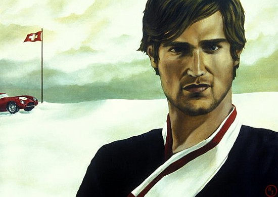 Terence has an Altitude (acrylic & oil on canvas)  von Alix  Soubiran-Hall