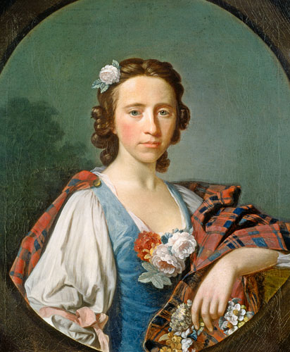 Portrait of Flora Macdonald (1722-90) von Allan Ramsay