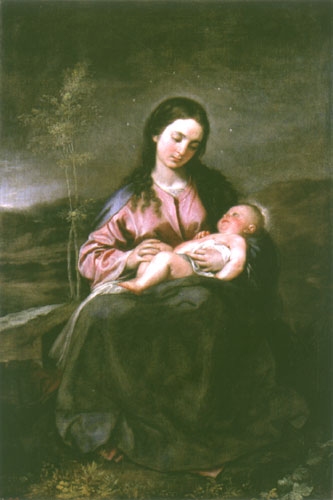 Die Jungfrau mit dem Kind von Alonso Cano