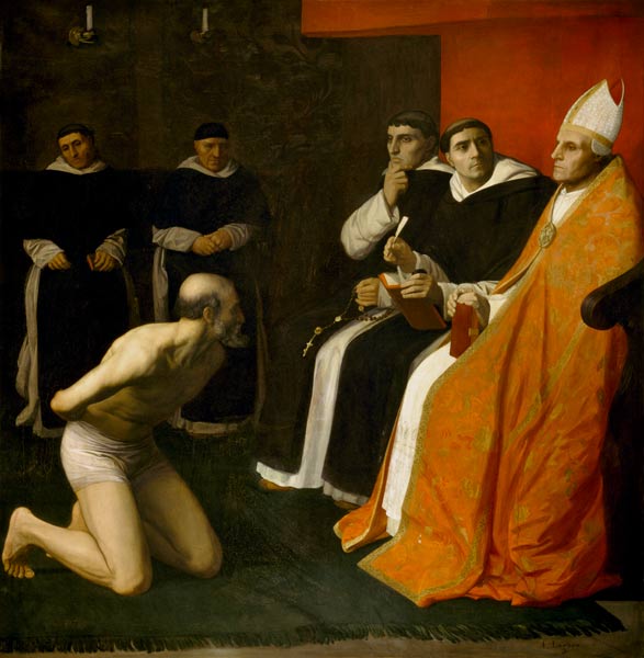 An Honourable Penitent von Alphonse Legros