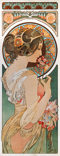 Schlüsselblume von Alphonse Mucha