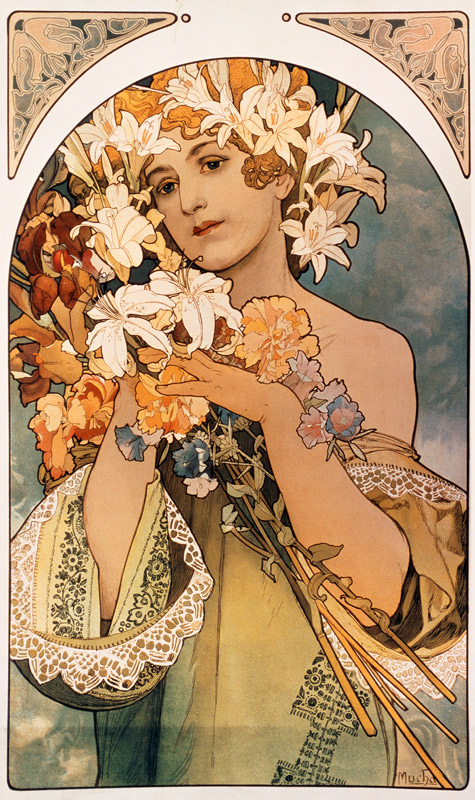 Blume von Alphonse Mucha