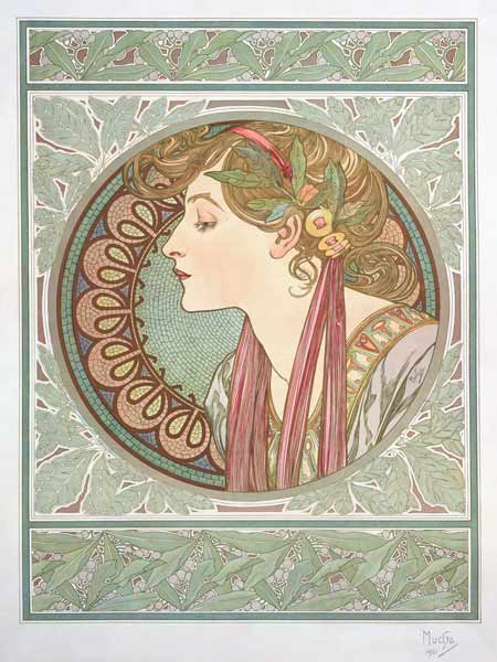 Laurel von Alphonse Mucha
