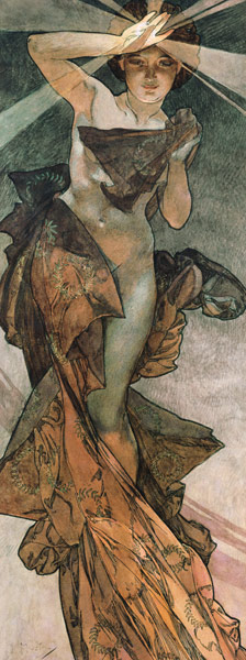 Der Morgenstern von Alphonse Mucha