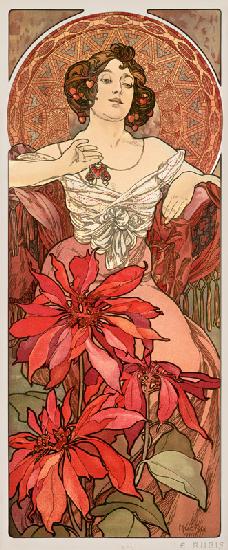 “Rubin”, Aus dem Zyklus “Die Edelsteine”.