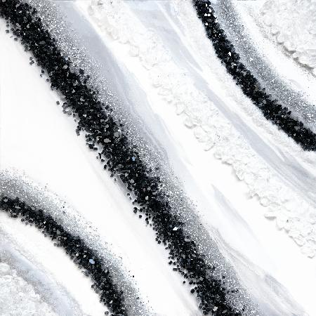 Black and White Geode