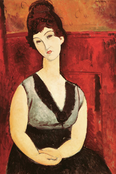 Das Schokoladenmädchen von Amedeo Modigliani