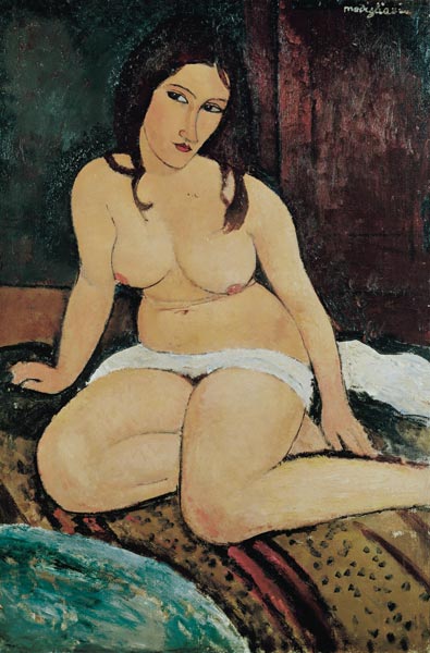 Sitzender Akt von Amedeo Modigliani