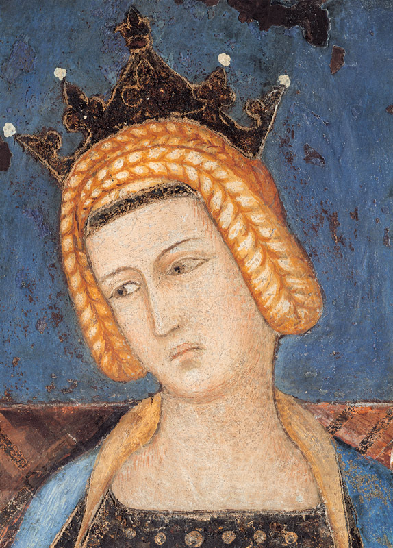 Temperantia (Kopf) von Ambrogio Lorenzetti