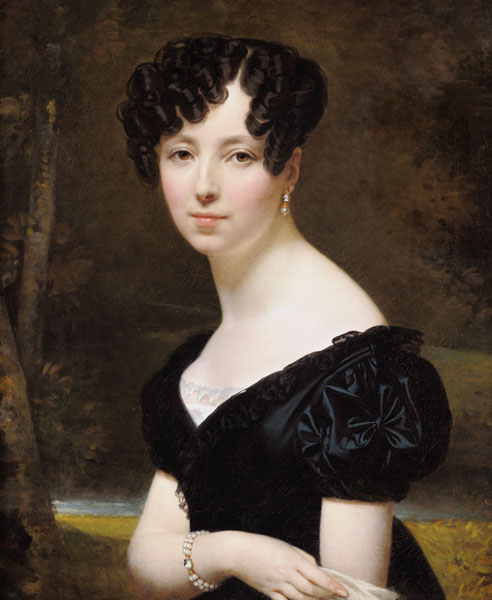 Portrait of Baroness Pontalba von Amelie Legrand de Saint-Aubin