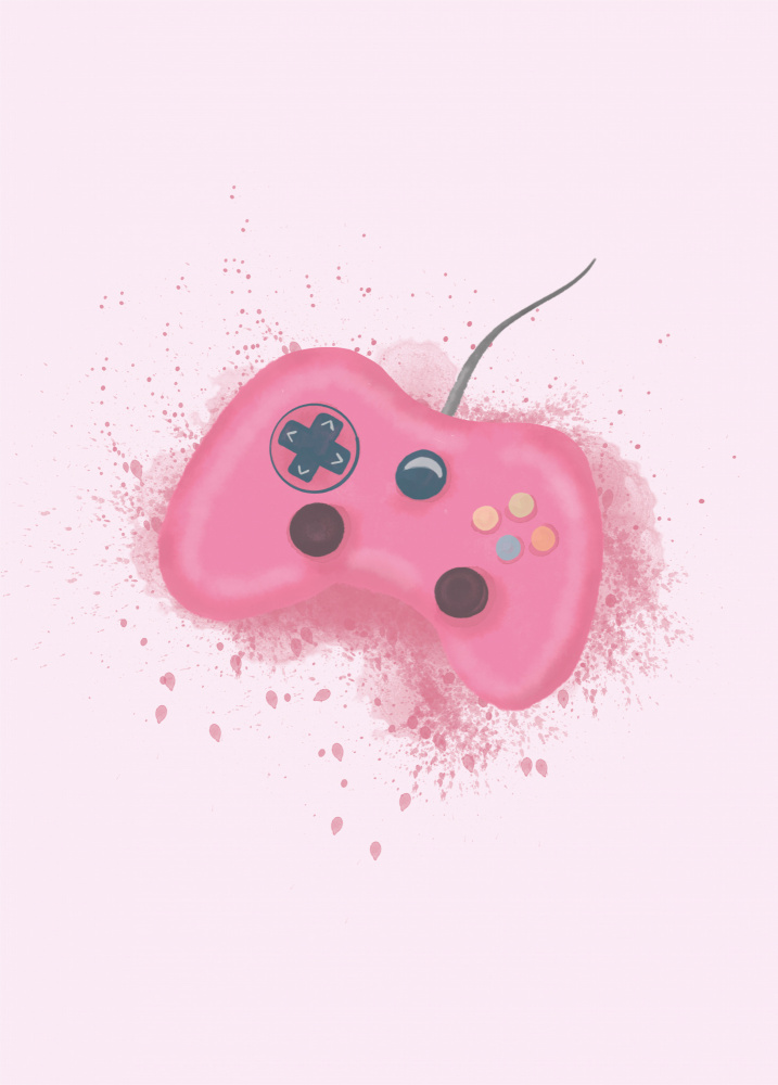 Gamer Splash Pink von Aminah Eleonora