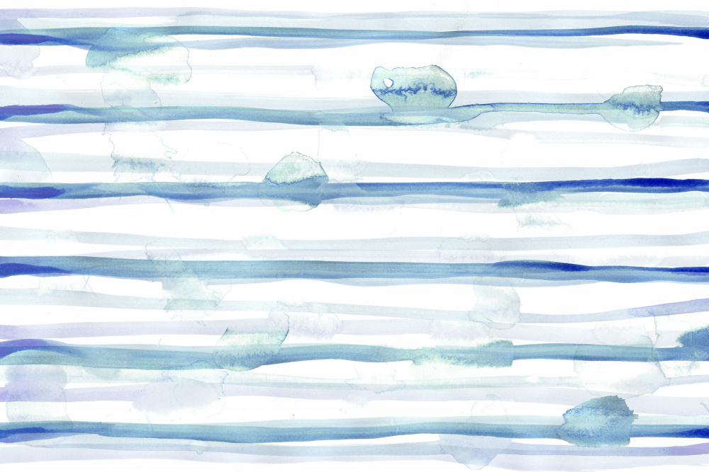 Abstract Lines Blue and White 10 von amini54