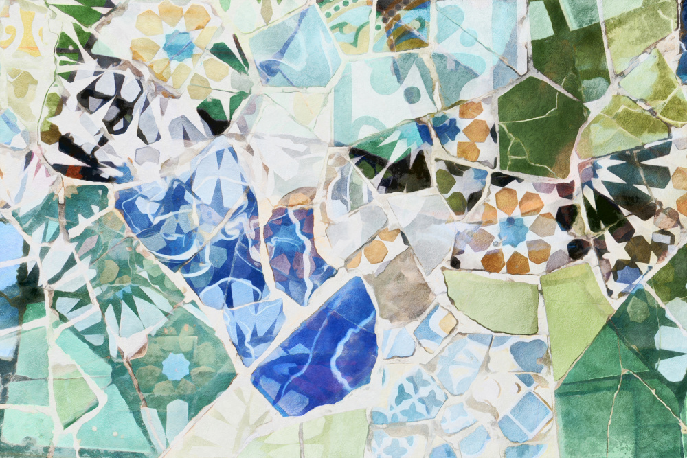 Mosaic of Barcelona 07 von amini54