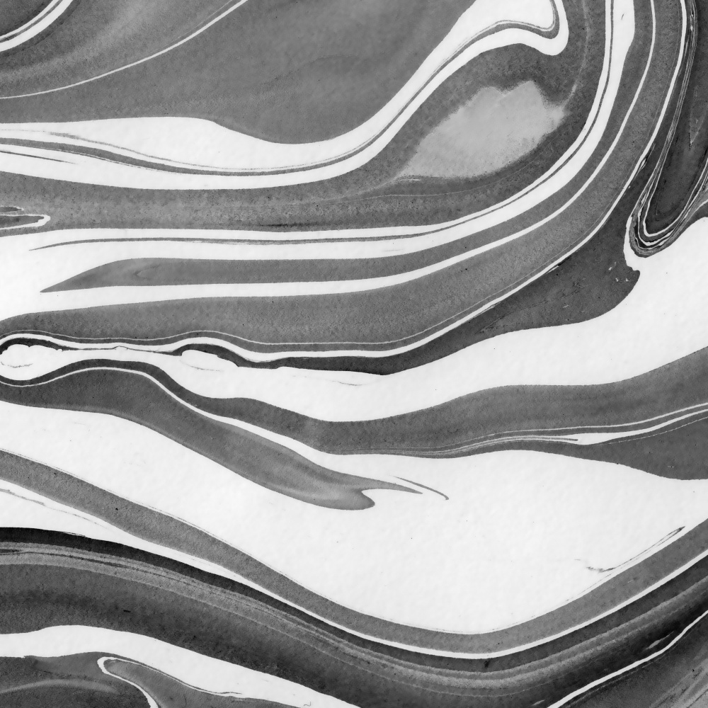 Ink Marbling Black and White 01 von amini54